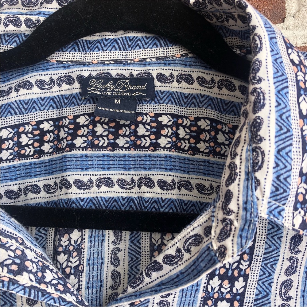 Lucky Brand Western Lightweight Knit Button-Down - Picture 3 of 6